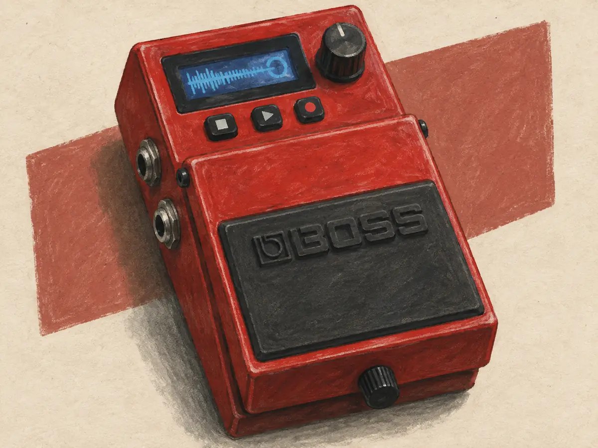 BOSS RC-5, editorial illustration